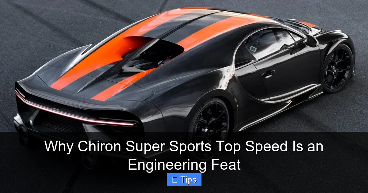 Why Chiron Super Sports Top Speed Is an Engineering Feat