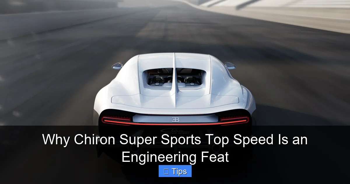 Why Chiron Super Sports Top Speed Is an Engineering Feat