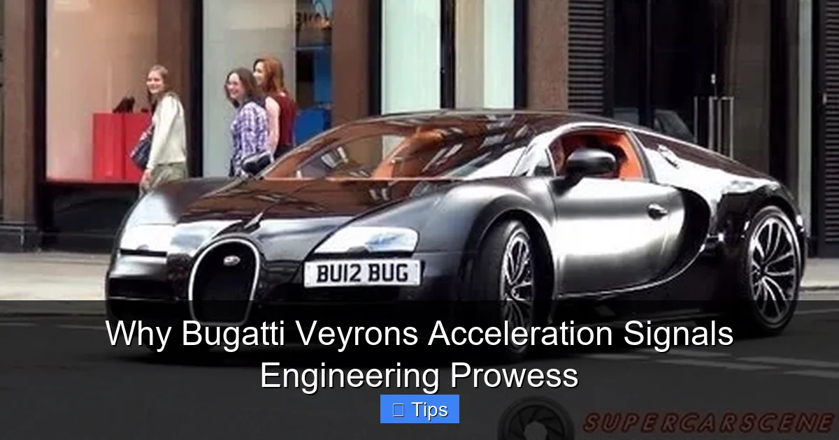 Why Bugatti Veyrons Acceleration Signals Engineering Prowess