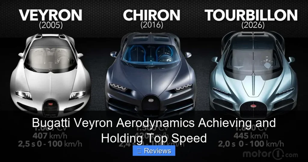 Bugatti Veyron Aerodynamics Achieving and Holding Top Speed