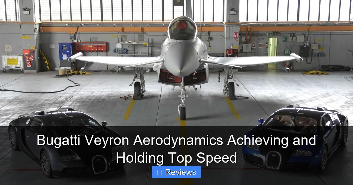 Bugatti Veyron Aerodynamics Achieving and Holding Top Speed