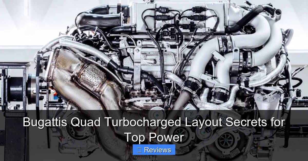 Bugattis Quad Turbocharged Layout Secrets for Top Power