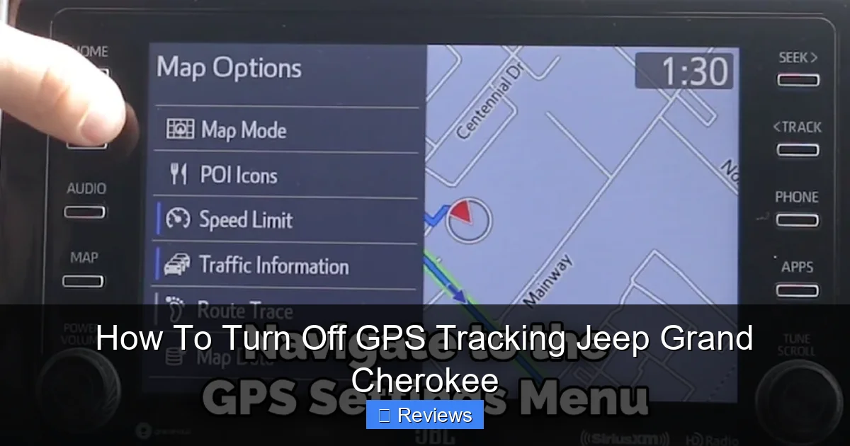 How To Turn Off GPS Tracking Jeep Grand Cherokee