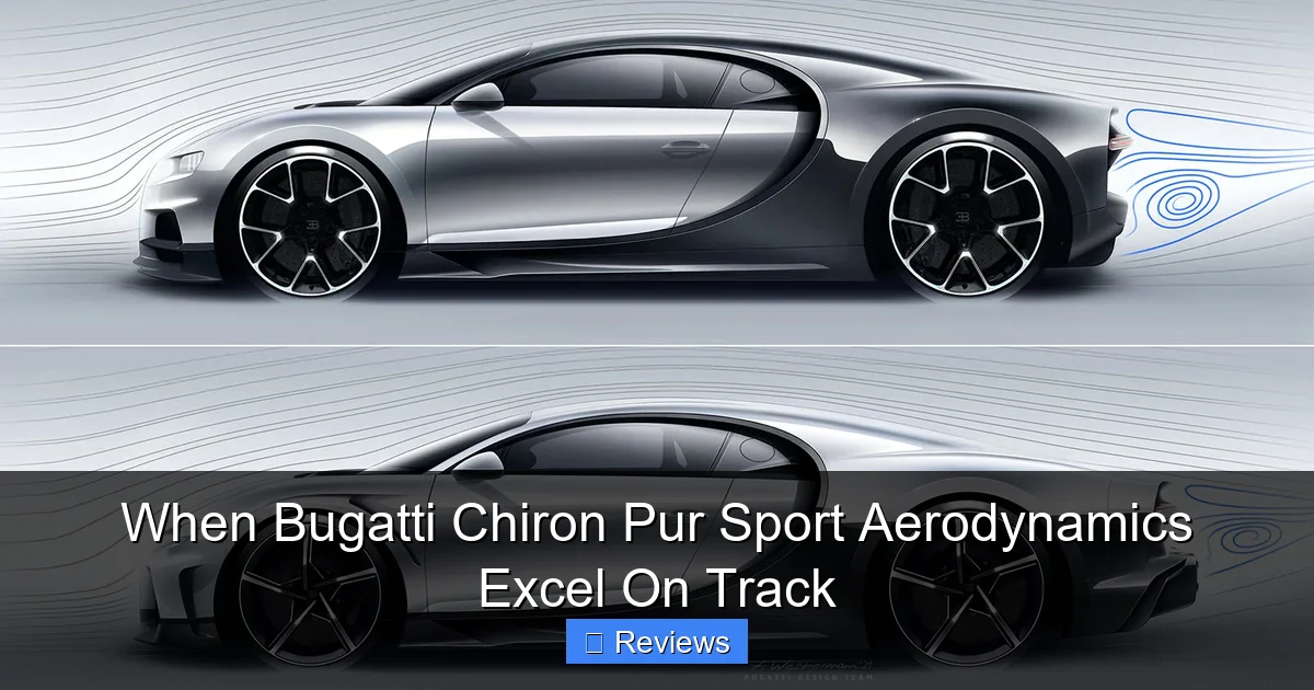 When Bugatti Chiron Pur Sport Aerodynamics Excel On Track
