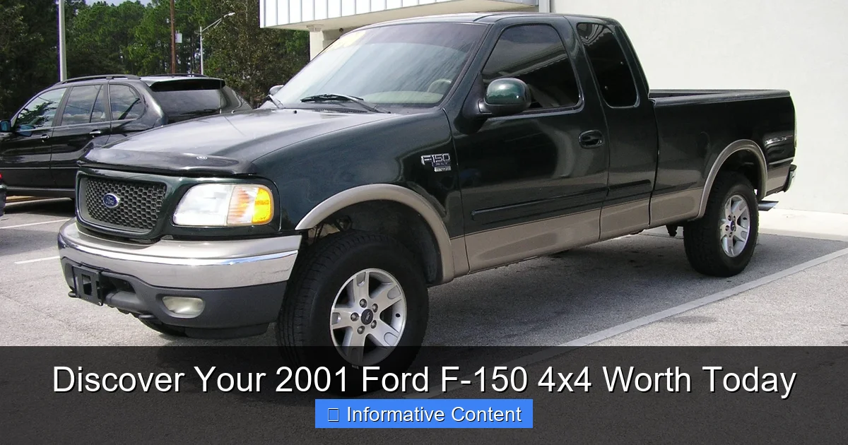 Discover Your 2001 Ford F-150 4x4 Worth Today