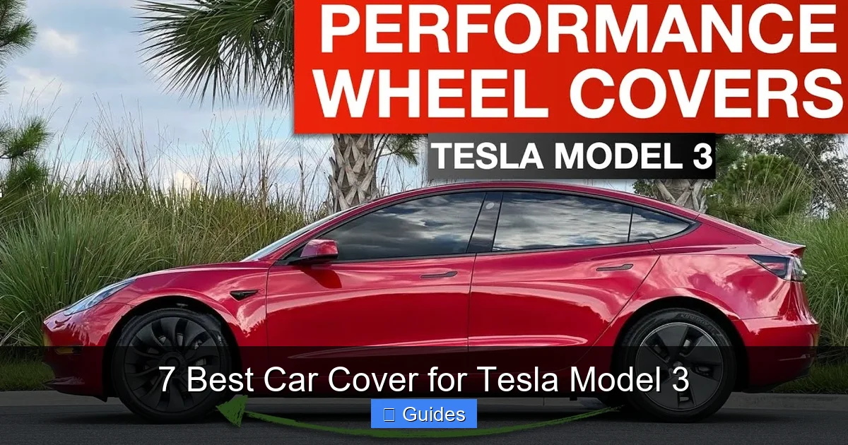 7 Best Car Cover for Tesla Model 3