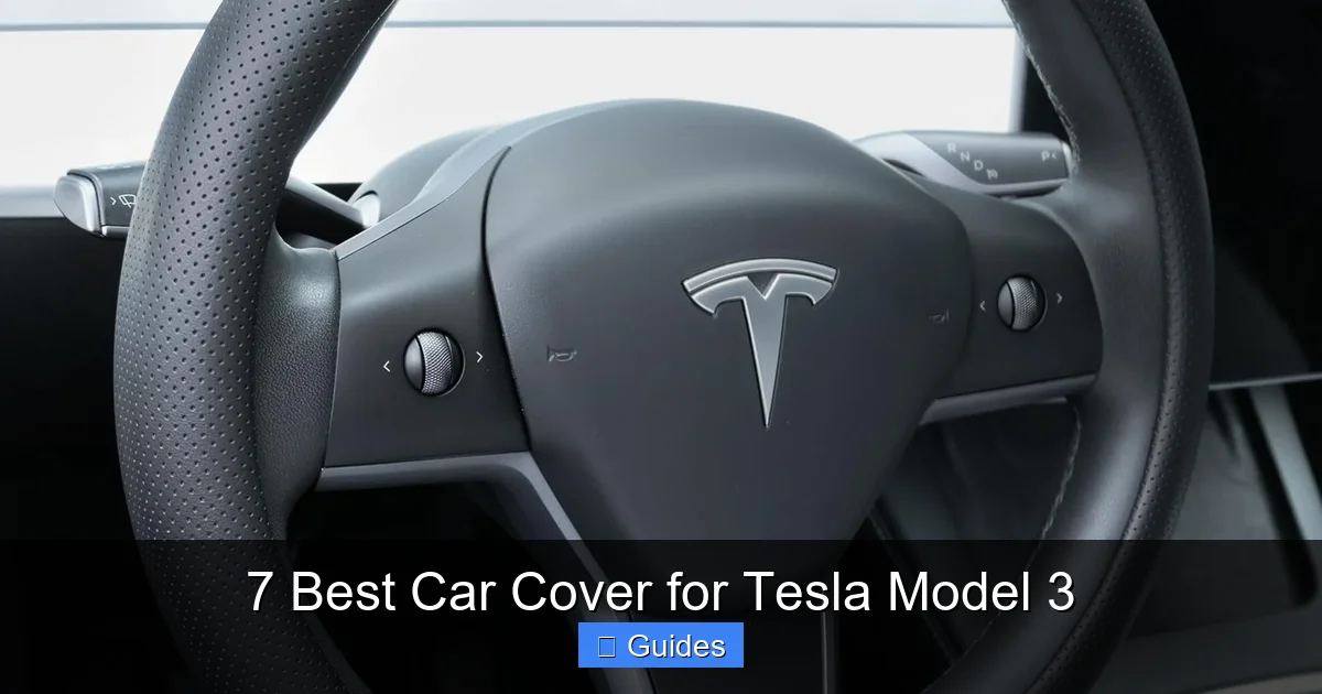 7 Best Car Cover for Tesla Model 3