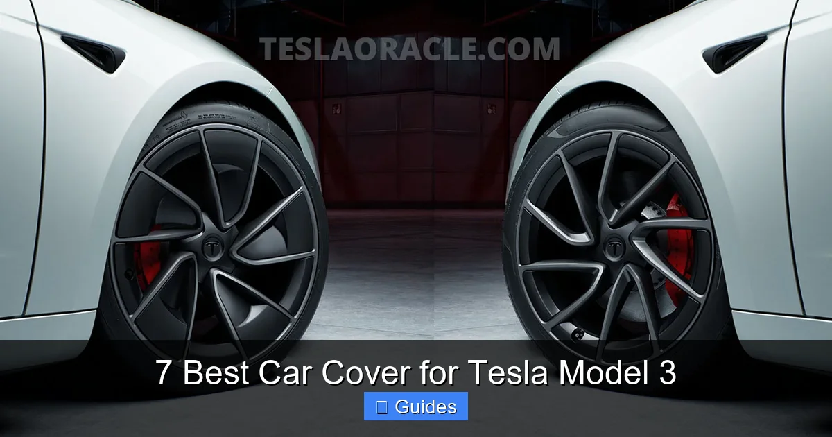 7 Best Car Cover for Tesla Model 3