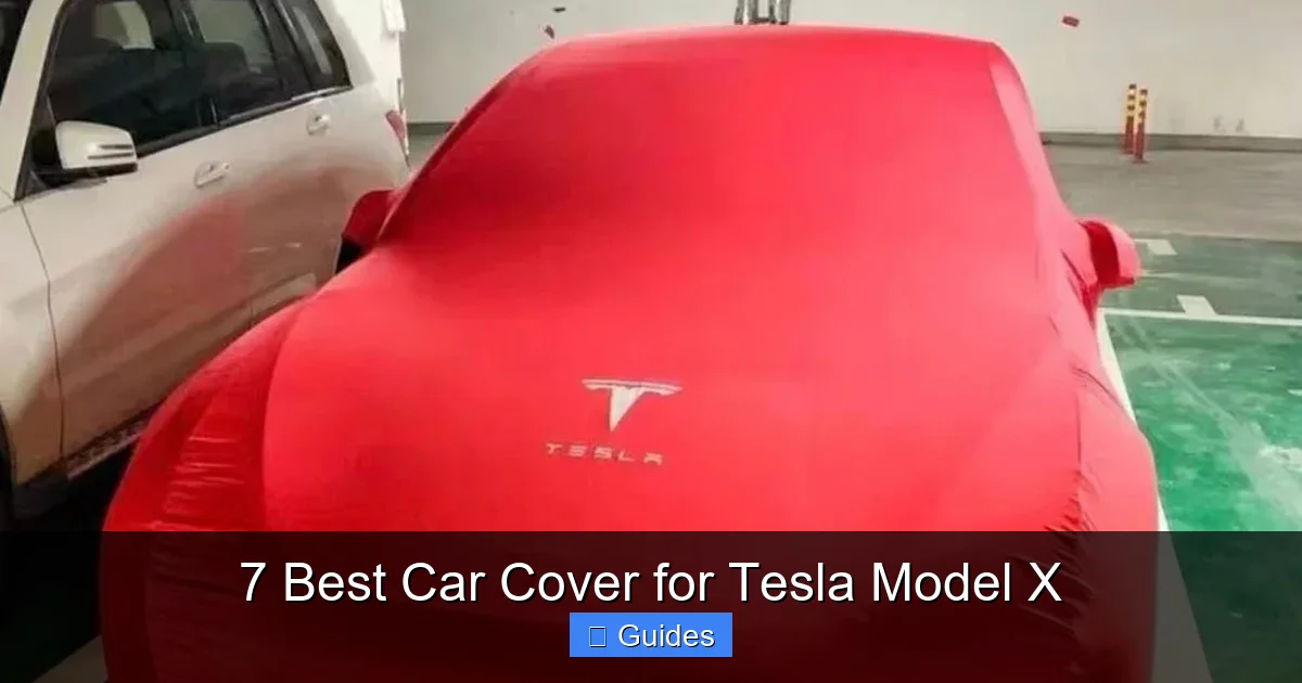 7 Best Car Cover for Tesla Model X