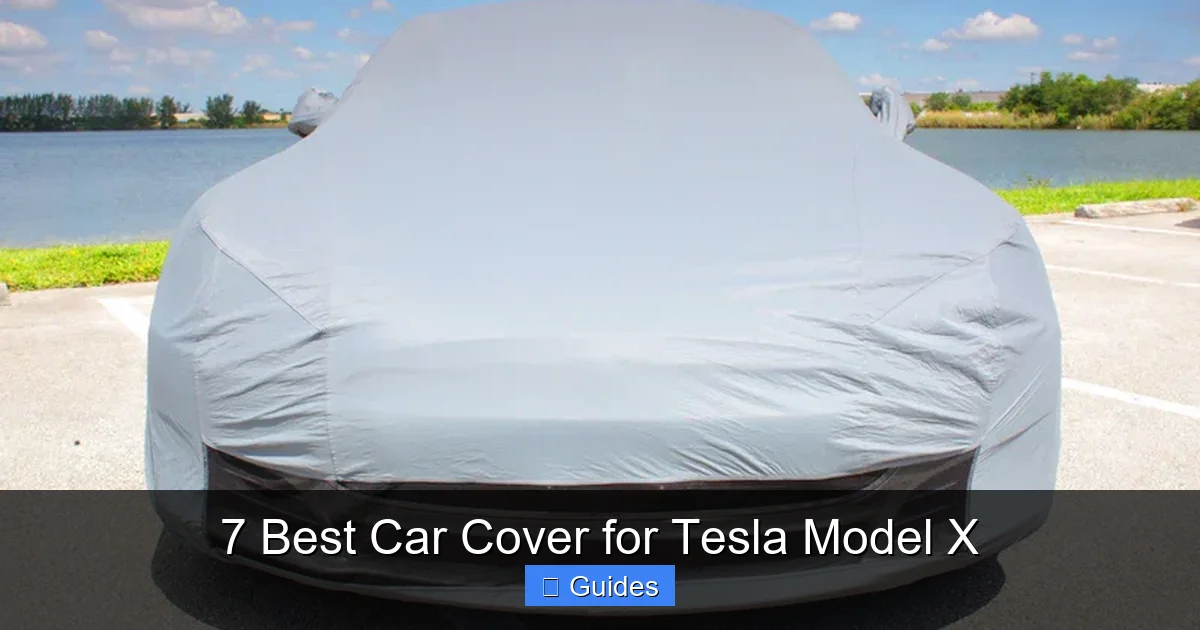 7 Best Car Cover for Tesla Model X