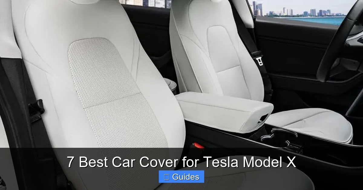 7 Best Car Cover for Tesla Model X