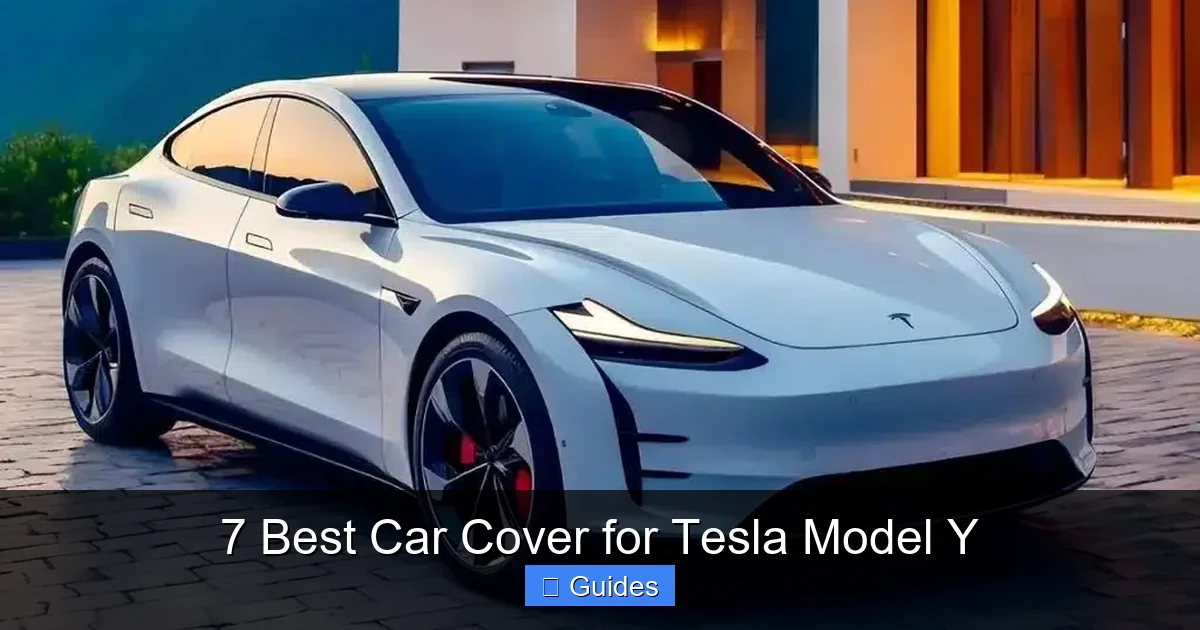 7 Best Car Cover for Tesla Model Y