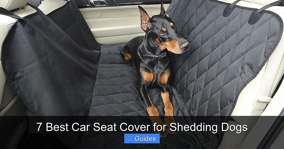 7 Best Car Seat Cover for Shedding Dogs