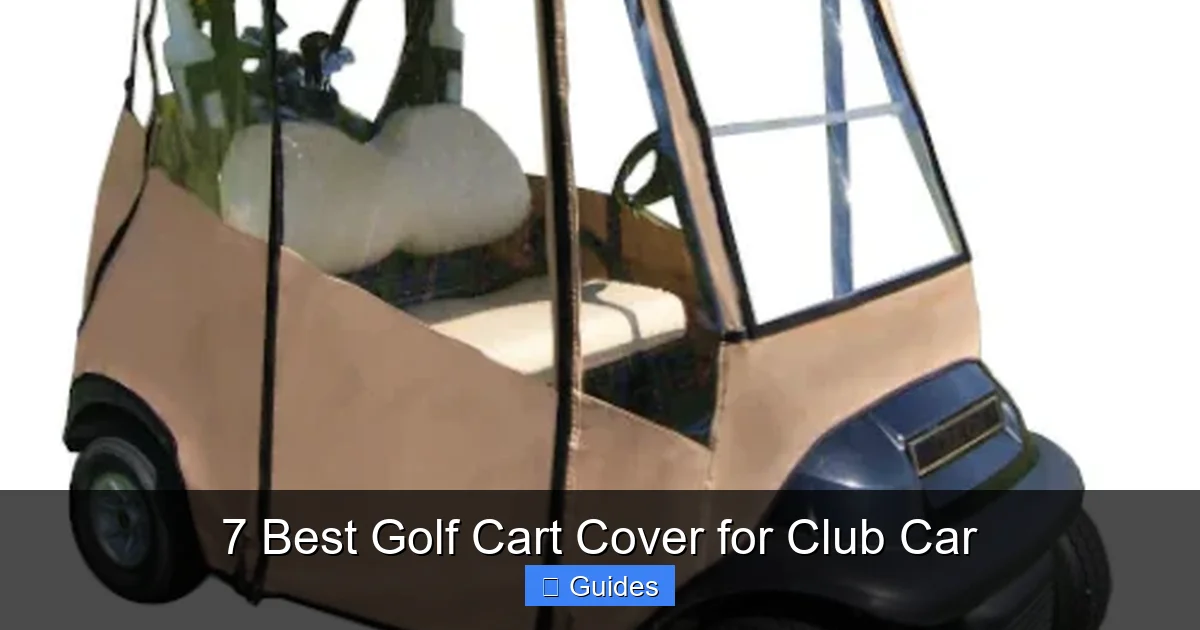7 Best Golf Cart Cover for Club Car