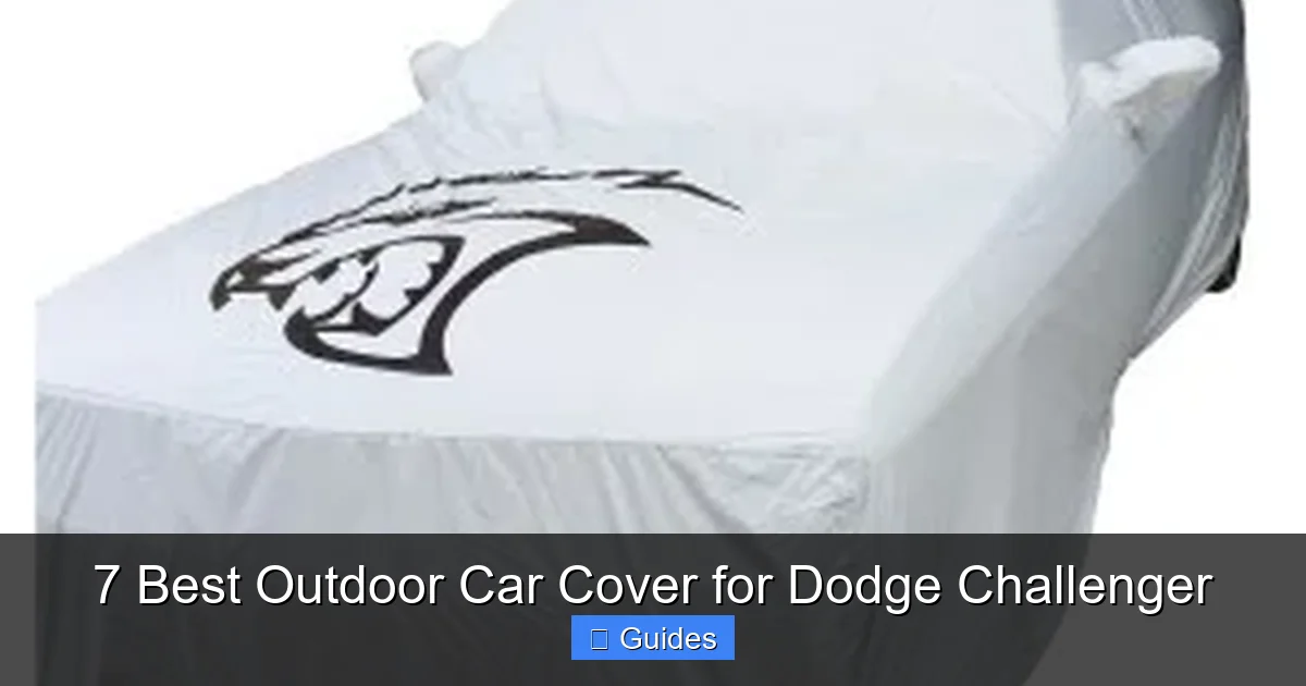 7 Best Outdoor Car Cover for Dodge Challenger