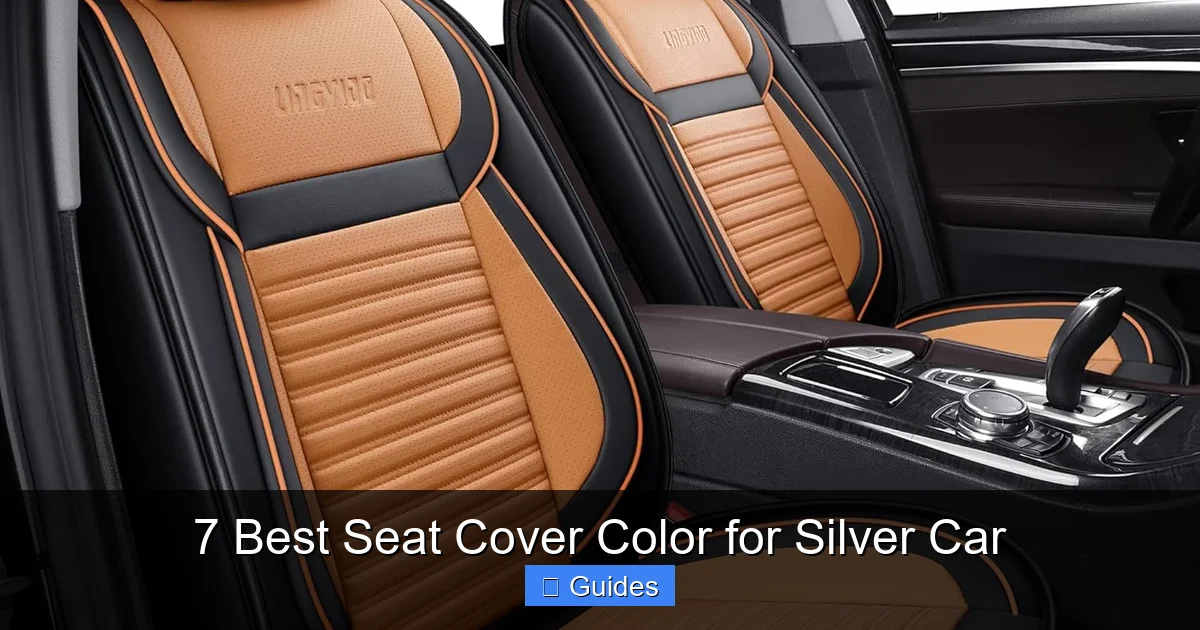 7 Best Seat Cover Color for Silver Car