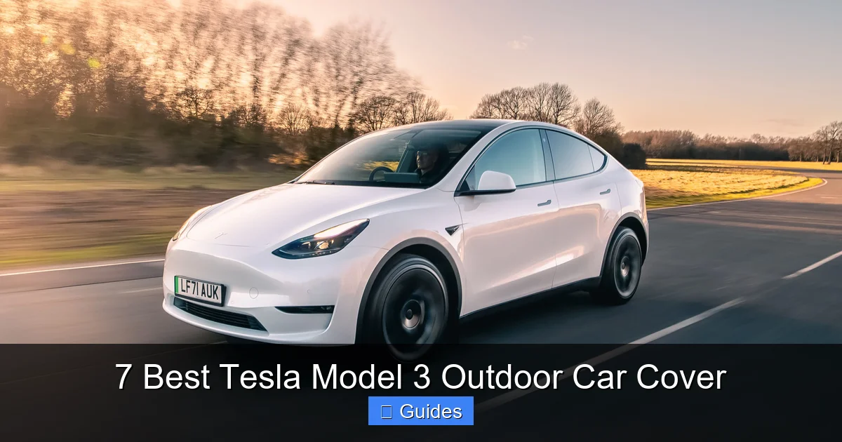 7 Best Tesla Model 3 Outdoor Car Cover
