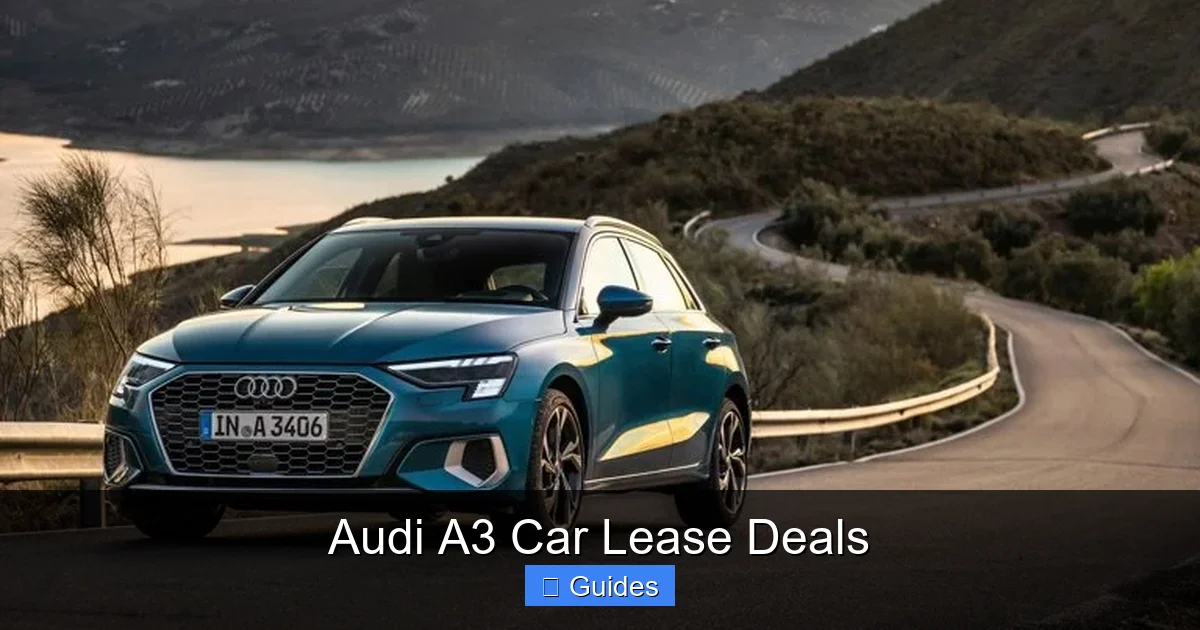 Audi A3 Car Lease Deals
