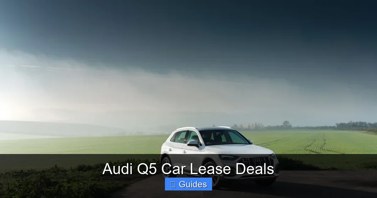 Audi Q5 Car Lease Deals