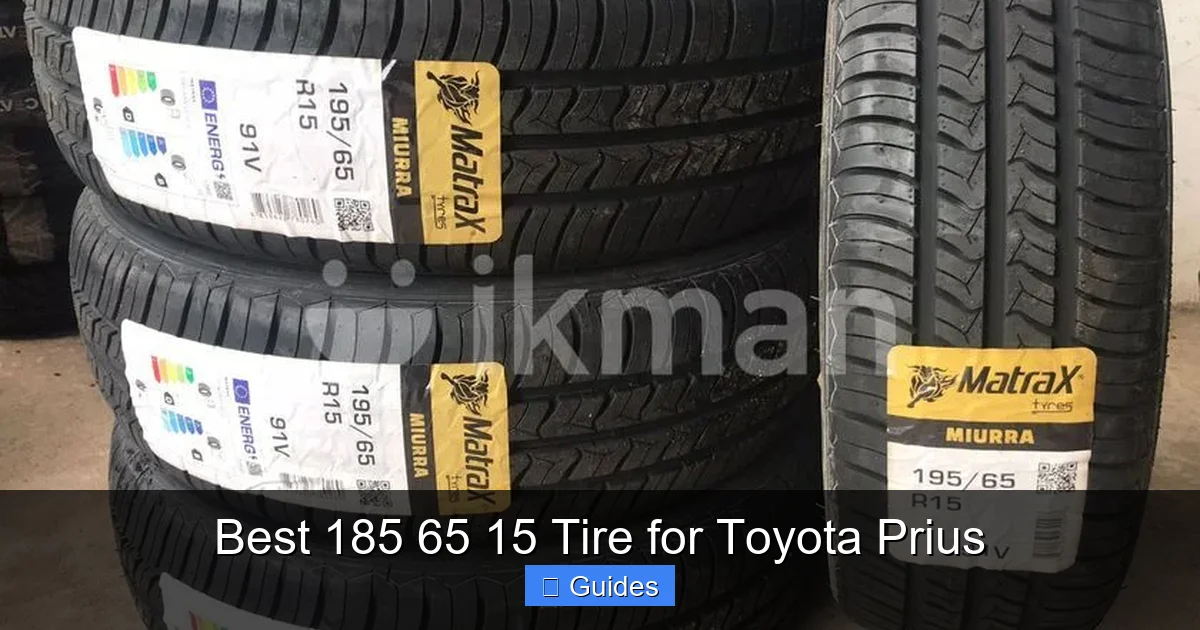 Best 185 65 15 Tire for Toyota Prius