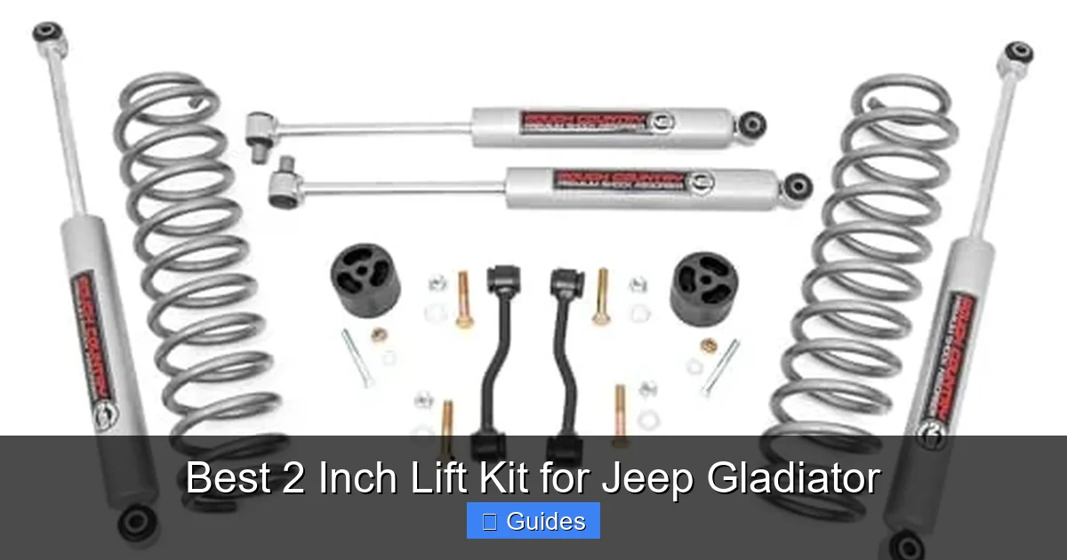 Best 2 Inch Lift Kit for Jeep Gladiator