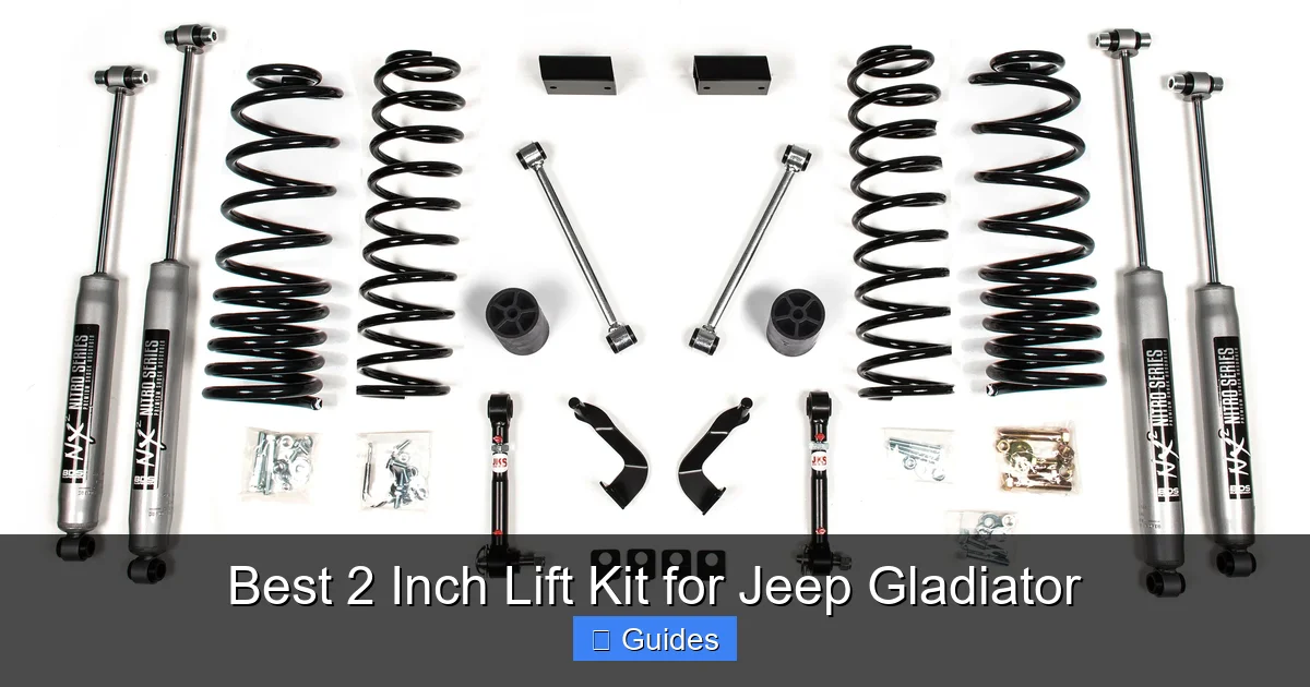 Best 2 Inch Lift Kit for Jeep Gladiator