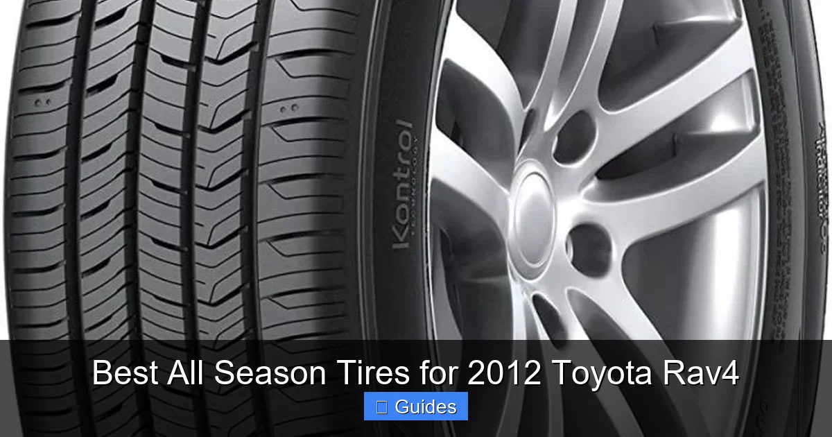 Best All Season Tires for 2012 Toyota Rav4