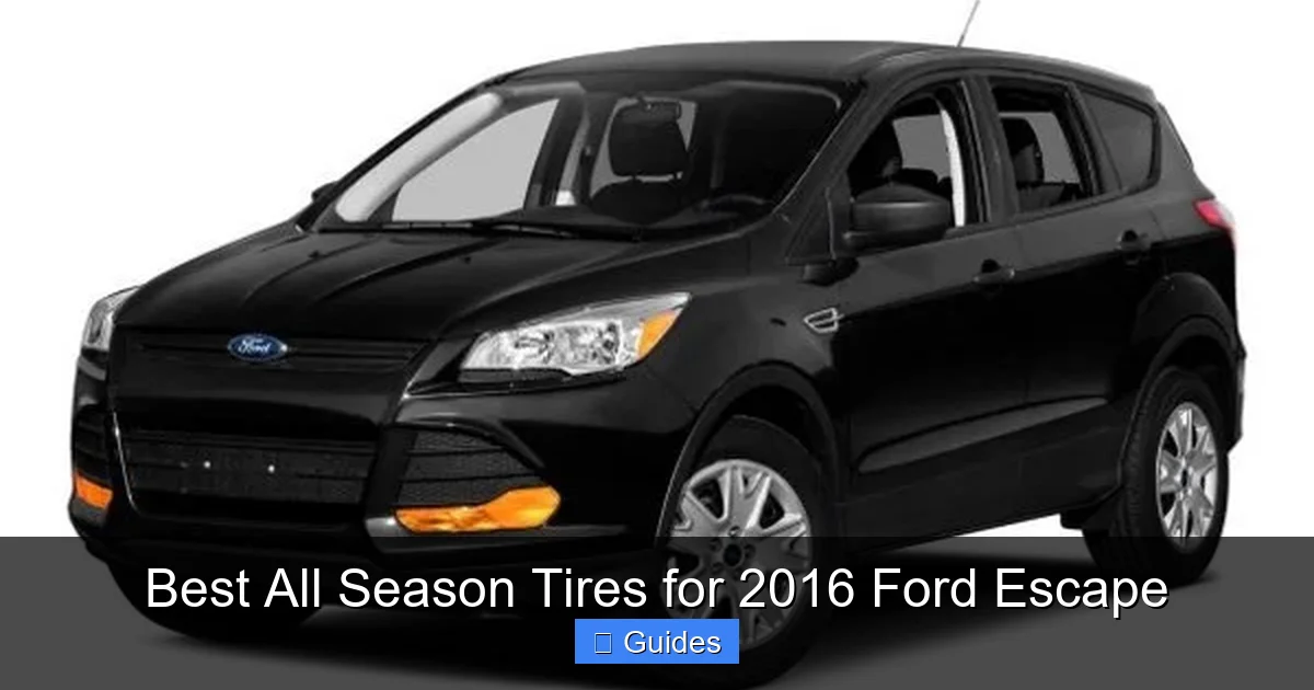 Best All Season Tires for 2016 Ford Escape
