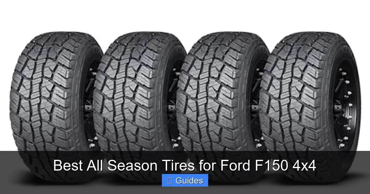 Best All Season Tires for Ford F150 4x4
