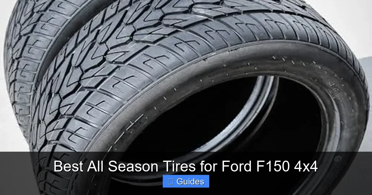 Best All Season Tires for Ford F150 4x4