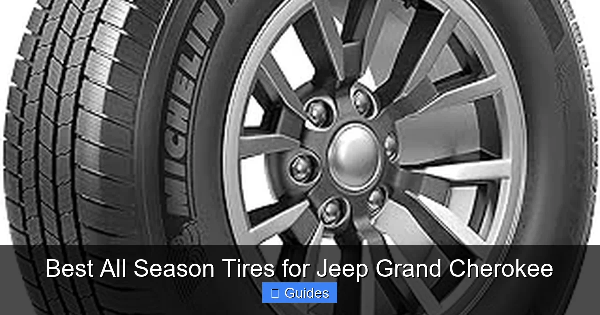 Best All Season Tires for Jeep Grand Cherokee