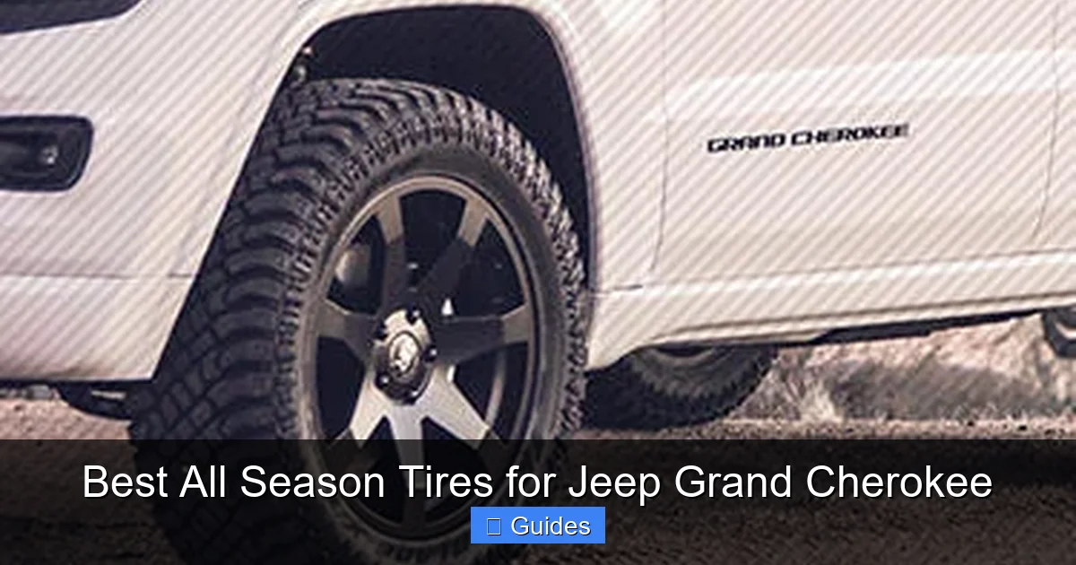Best All Season Tires for Jeep Grand Cherokee