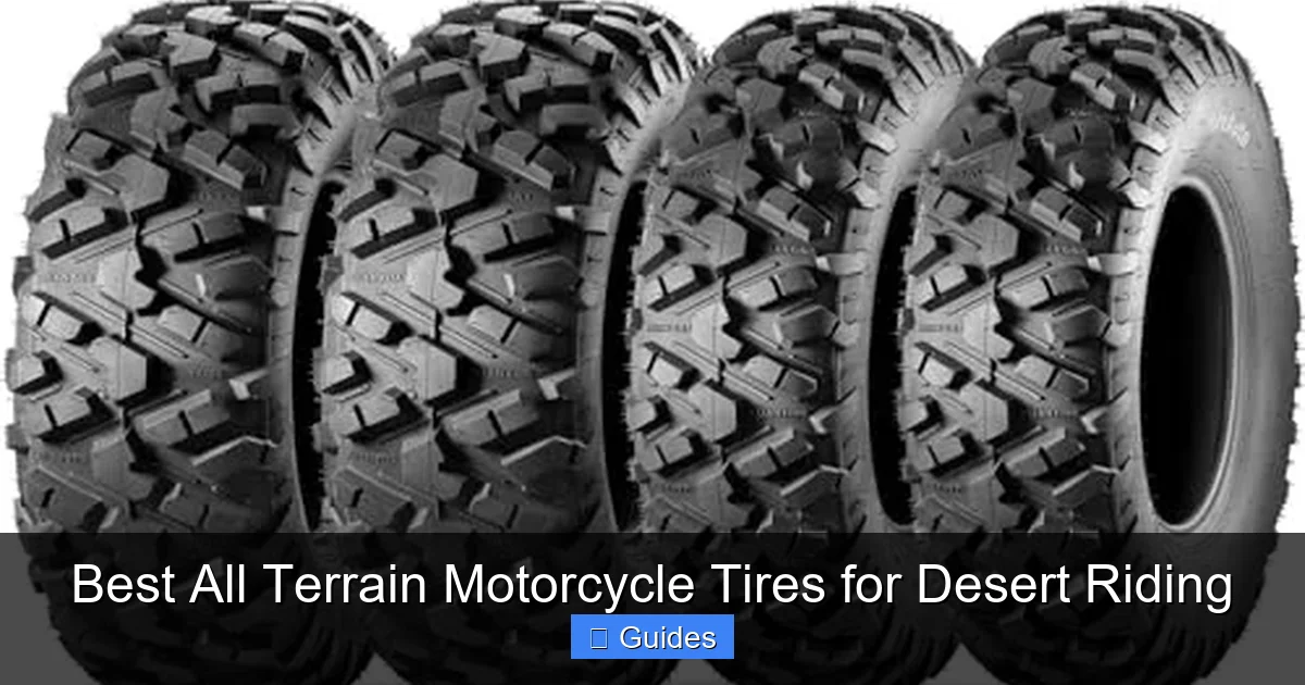 Best All Terrain Motorcycle Tires for Desert Riding
