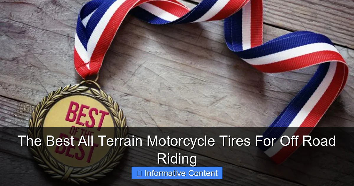 The Best All Terrain Motorcycle Tires For Off Road Riding