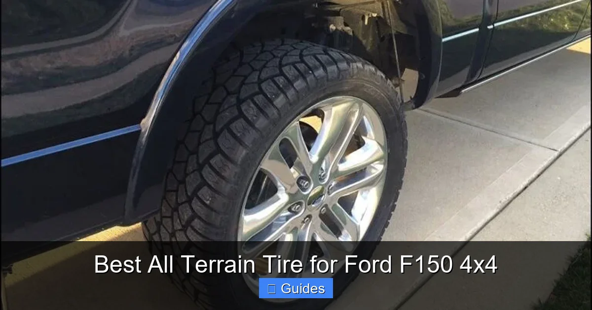 Best All Terrain Tire for Ford F150 4x4