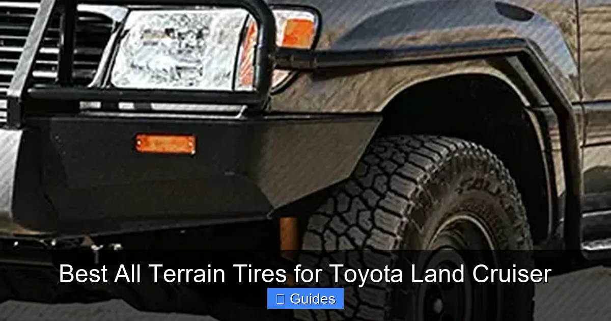Best All Terrain Tires for Toyota Land Cruiser