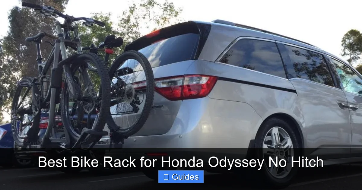 Best Bike Rack for Honda Odyssey No Hitch