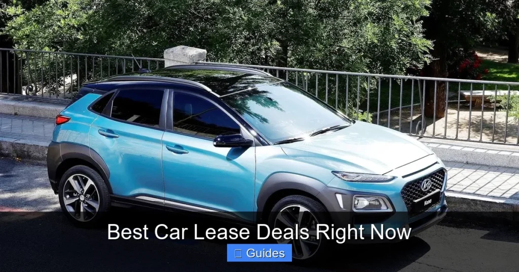 Best Car Lease Deals Right Now
