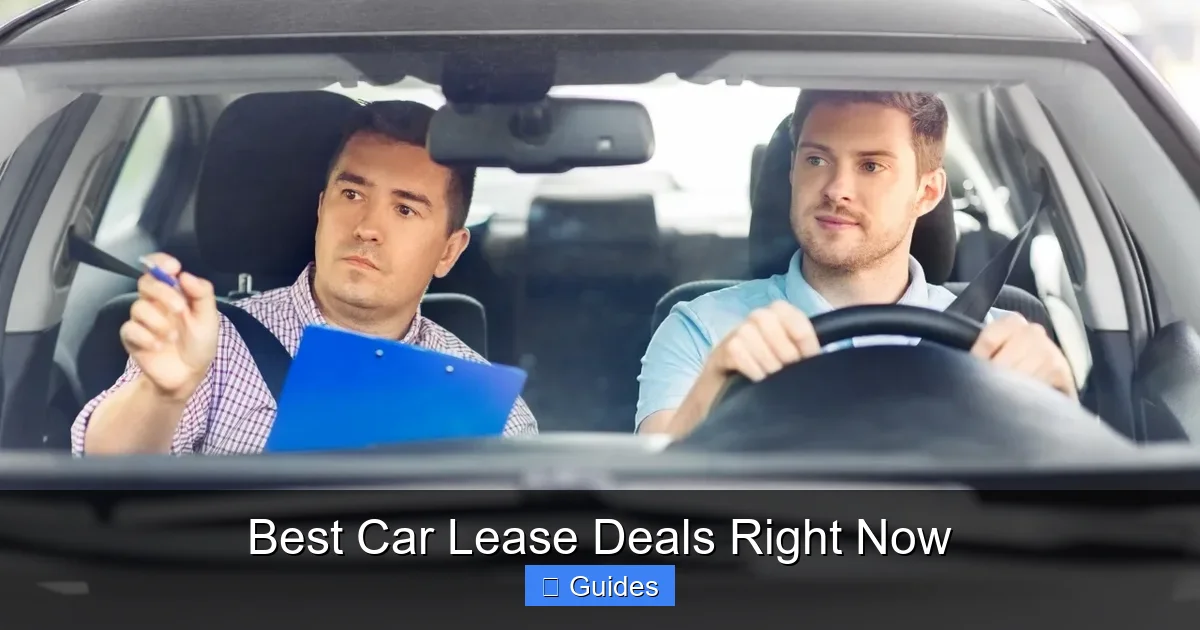 Best Car Lease Deals Right Now