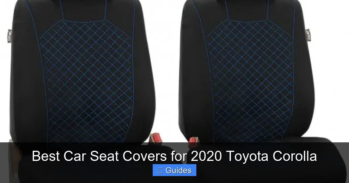 Best Car Seat Covers for 2020 Toyota Corolla