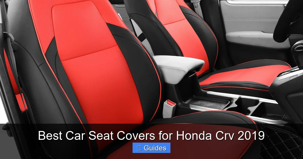Best Car Seat Covers for Honda Crv 2019