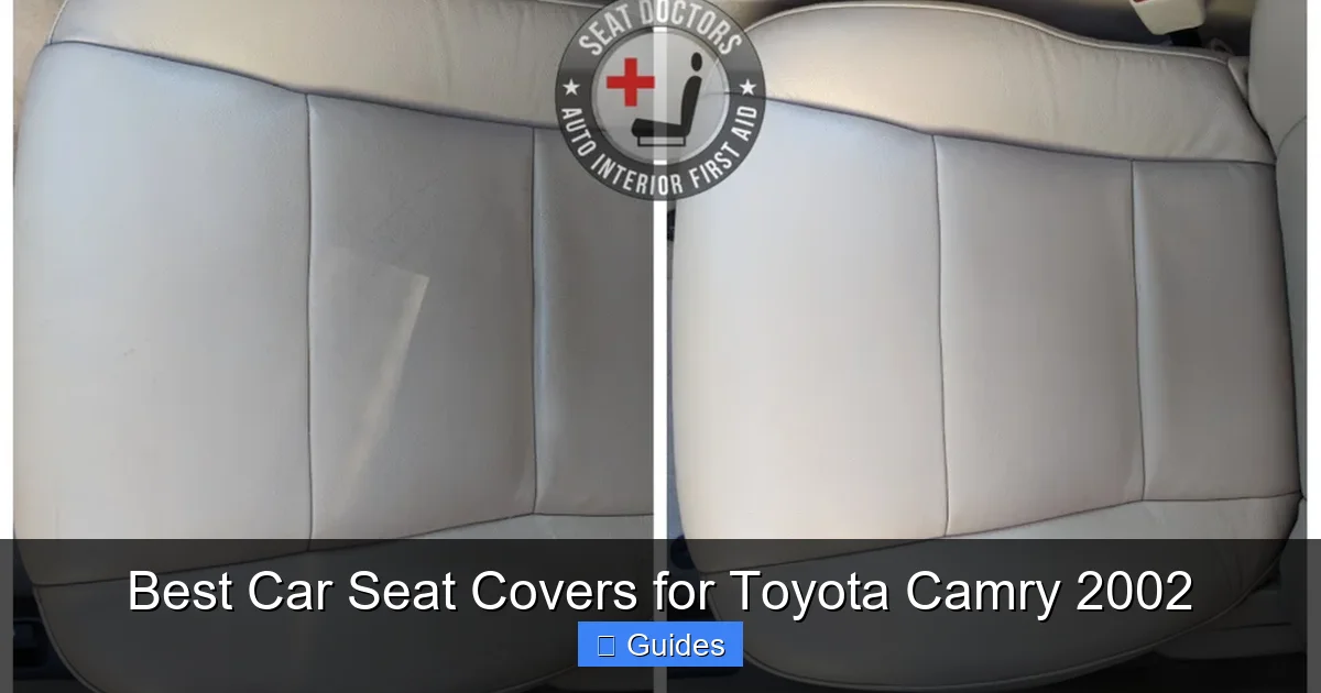 Best Car Seat Covers for Toyota Camry 2002