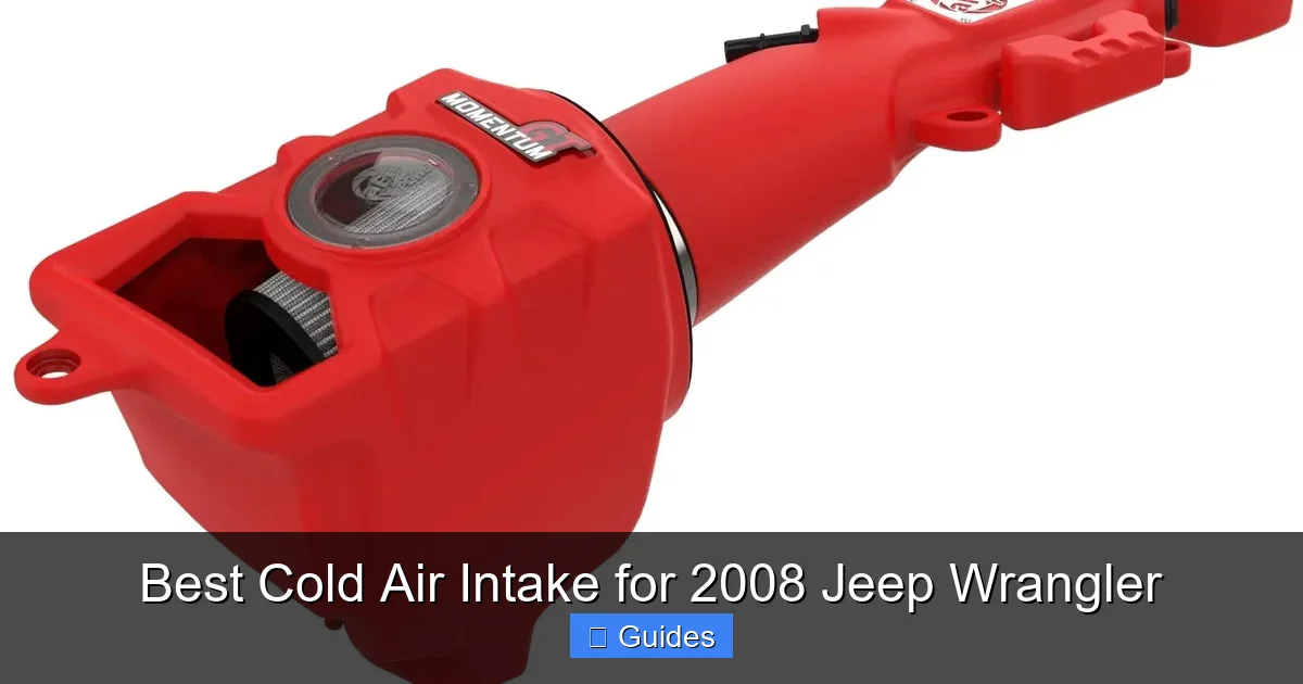 Best Cold Air Intake for 2008 Jeep Wrangler