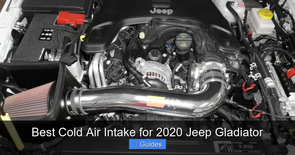 Best Cold Air Intake for 2020 Jeep Gladiator
