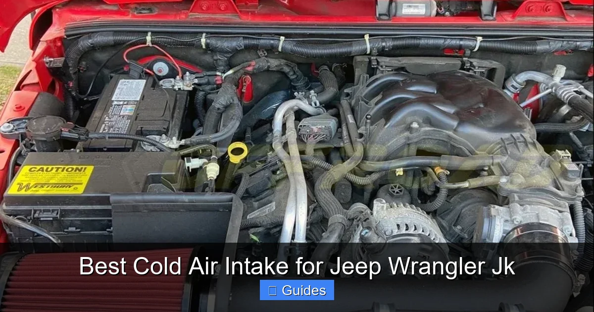 Best Cold Air Intake for Jeep Wrangler Jk