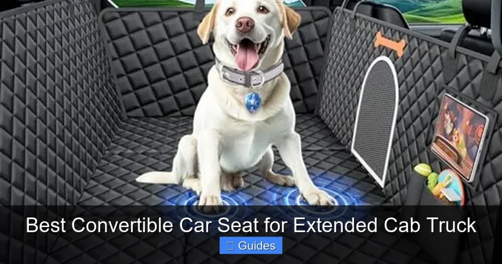 Best Convertible Car Seat for Extended Cab Truck