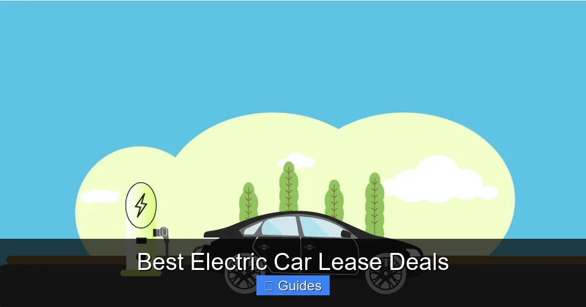 Best Electric Car Lease Deals