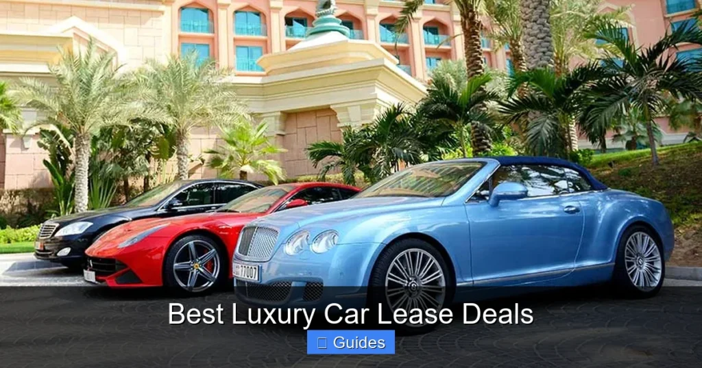 Best Luxury Car Lease Deals