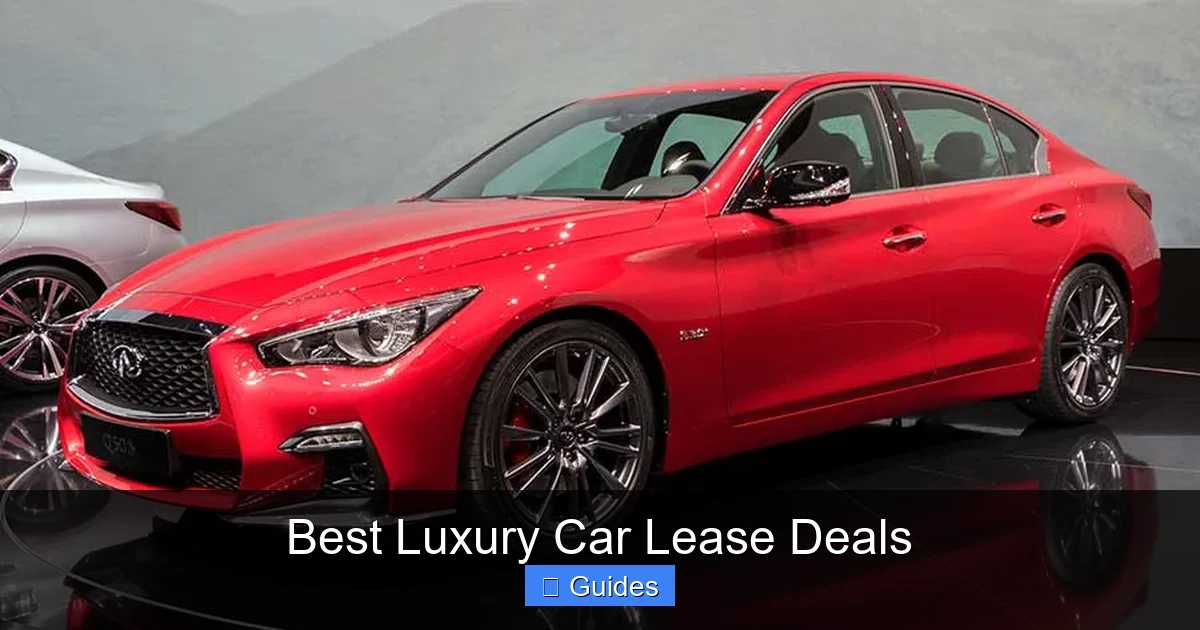 Best Luxury Car Lease Deals