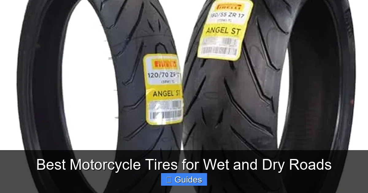 Best Motorcycle Tires for Wet and Dry Roads